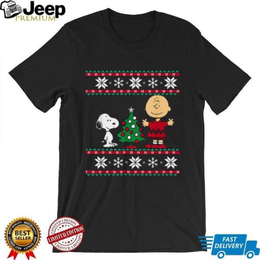 Ugly Christmas T Shirt Peanuts Snoopy And Charlie Christmas Tree