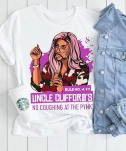 Uncle Clifford’s no coughing at the pynks shirt