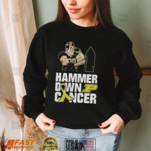 University Purdue Hammer Down Cancer Hoodie0 shirt, hoodie, longsleeve, sweater