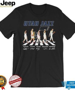 Utah Jazz Team Basketball Abbey Road Signatures Shirt