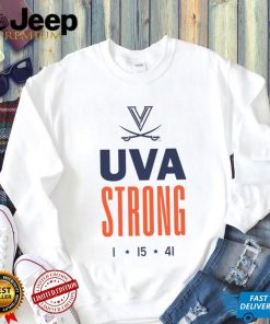 Uva Football Uva Strong 1 15 41 Tee Shirt