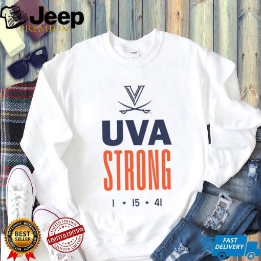 Uva Football Uva Strong 1 15 41 Tee Shirt