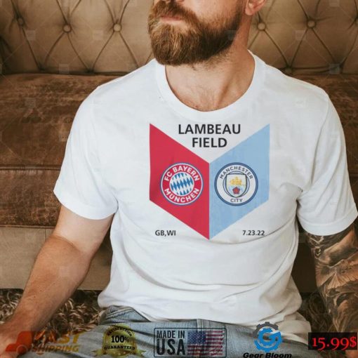 Manchester City Fc Bayern Munich Lambeau Field 2022 Shirt