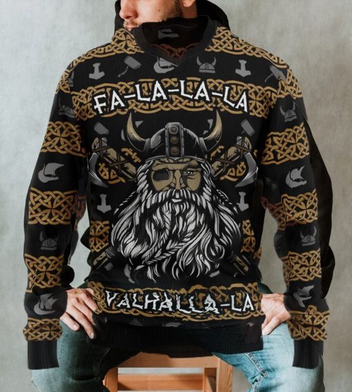 Valhalla La La La Ugly Christmas Sweater, Xmas Sweatshirt