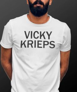 Vicky Krieps simple text shirt