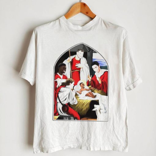 Victoria Arsenal Nativity Christmas Jumper T Shirt