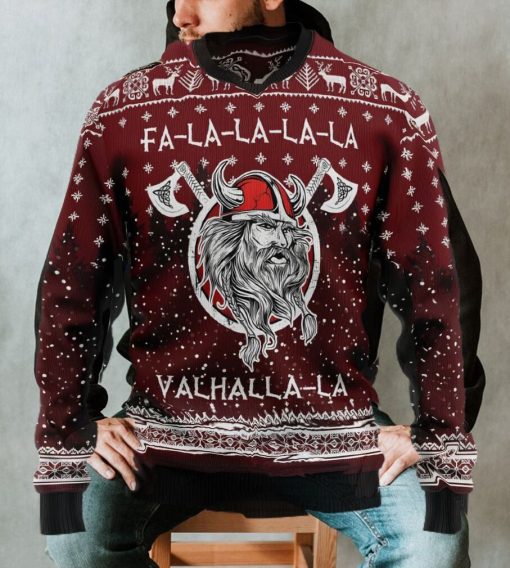 Vikings Fa La La La Ugly Christmas Sweater Sweatshirt