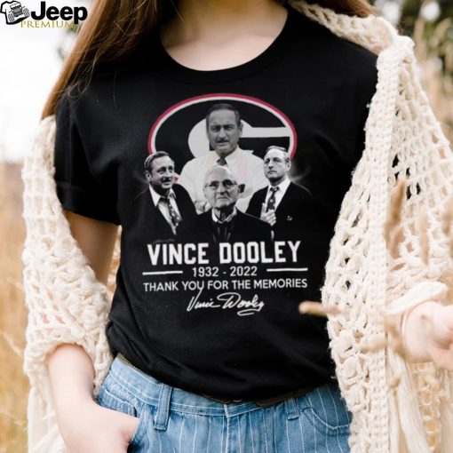 Vince Dooley 1932 – 2022 Thank You For The Memories T Shirt