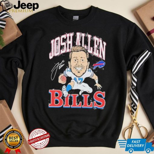 Vintage 17 Josh Allen Buffalo Bills Signature Shirt