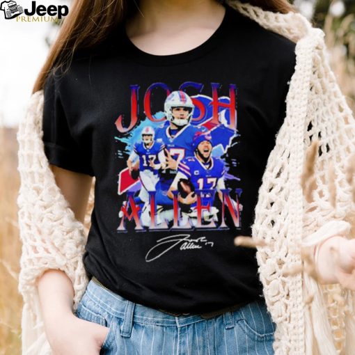 Vintage Bootleg Josh Allen Buffalo Football Signature New Art Shirt