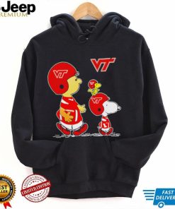 Virginia Tech Hokies Charlie Brown and Snoopy Woodstock shirt