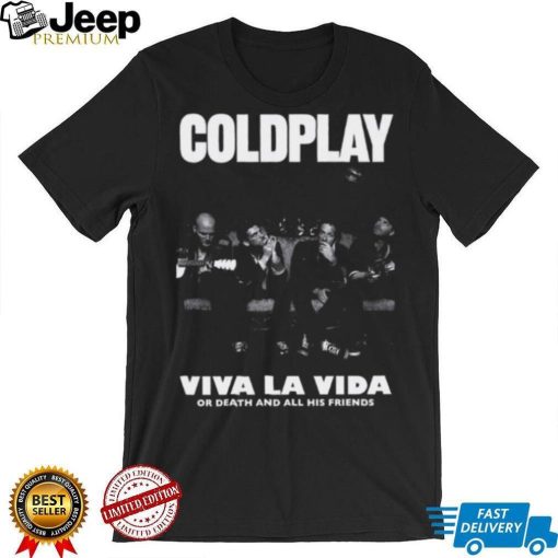 Viva La Diva Coldplay Black And White Art shirt