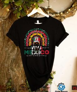 Viva Mexico Mexican Flag Shirt Rainbow Hispanic Heritage Month0