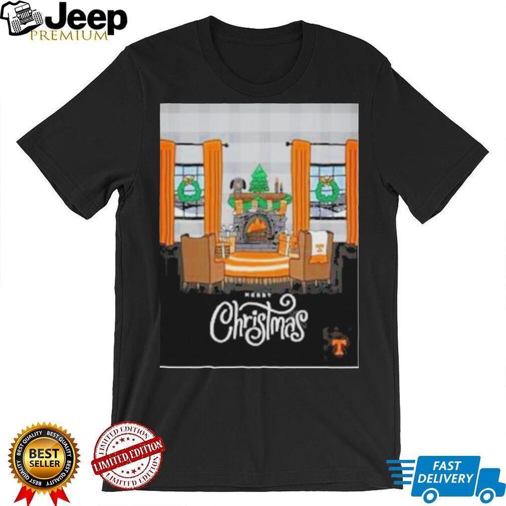 Vol nation Christmas poster merry Christmas Tennessee volunteers shirt