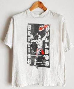 WWE British Bulldog Old School photo vintage shirt