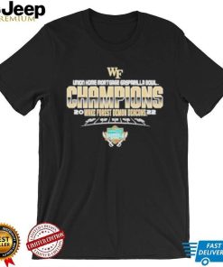 Wake forest university Football 2022 gasparilla bowl champions shirt