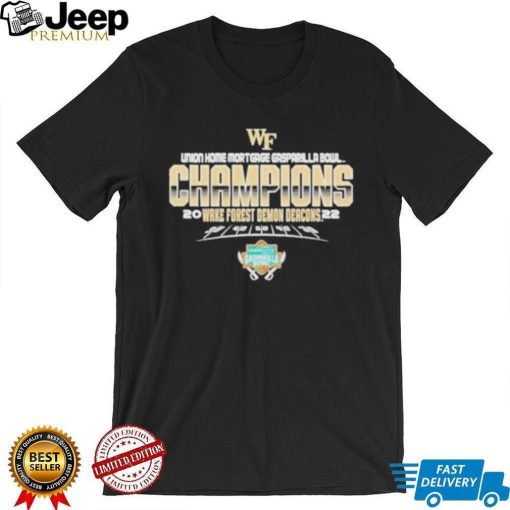 Wake forest university Football 2022 gasparilla bowl champions shirt