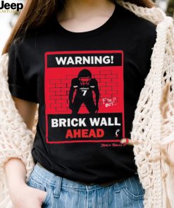 Warning Jaheim Thomas Brick Wall Ahead Signature Shirt