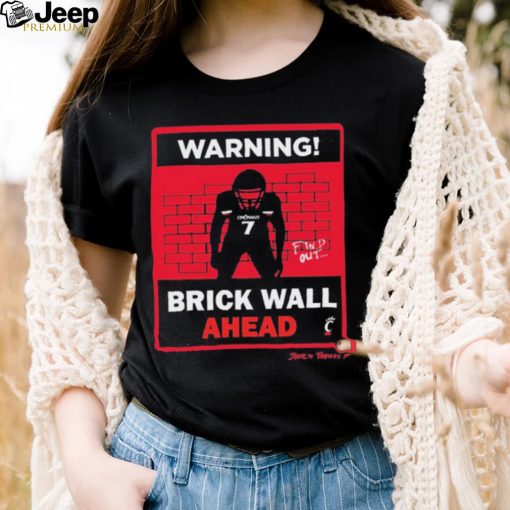 Warning Jaheim Thomas Brick Wall Ahead Signature Shirt