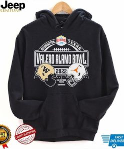 Washington Vs Texas 2022 Valero Alamo Bowl Dueling Helmet Shirt