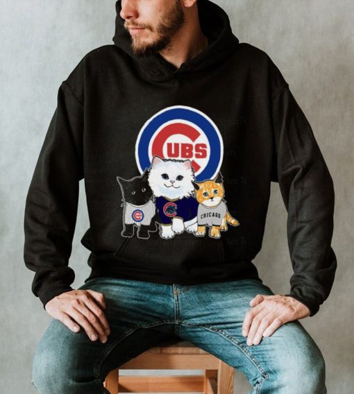 We Love Wrigley Chicago Cubs Baseball Fans And Cat Lovers Funny T Shirt