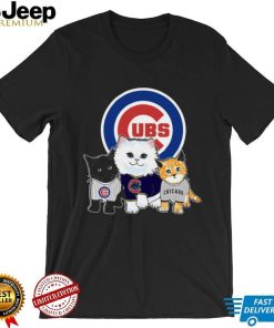 We Love Wrigley Chicago Cubs Baseball Fans And Cat Lovers Funny t shirt