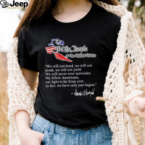 We The People Trump 2024 Red Wave Midterms 2022 Red Eagle Shirt