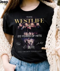 Westlife 20 Years Of Hits The Twenty Tour Live T Shirt