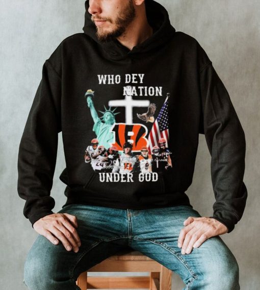 Who Dey Nation Cincinnati Bengals Super Bowl Champions Under God Shirt