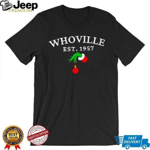 Whoville The Grinch Est 1957 Christmas Nike T Shirt