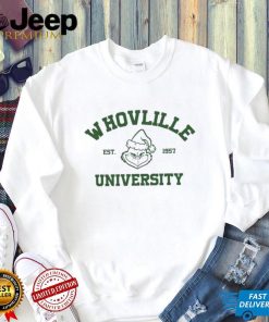 Whoville University Est 1957 Christmas Shirt