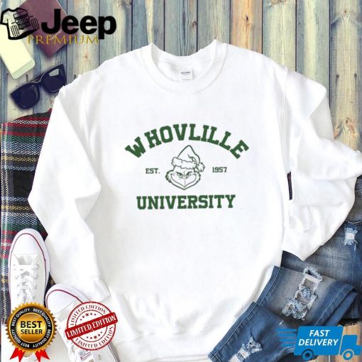 Whoville University Est 1957 Christmas Shirt