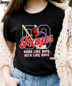 Willie Mays Hayes runs like Mays hits like shit signature shirt