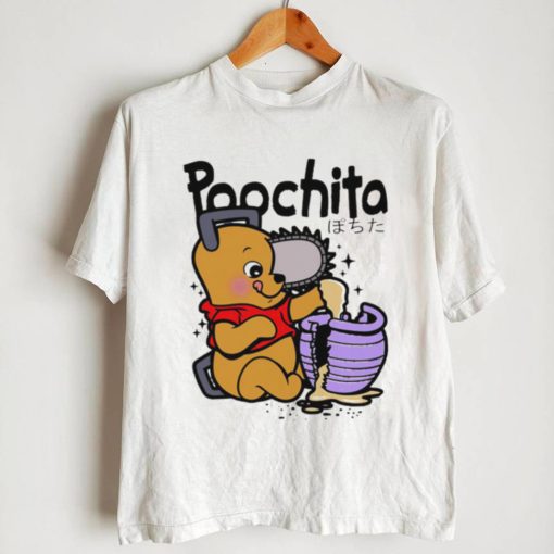 Winnie the Pooh X Pochita Poochita cartoon shirt