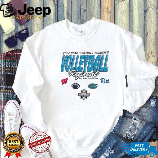 Wisconsin 2022 NCAA Division I Women’s Volleyball Regional The Road To Omaha Shirt