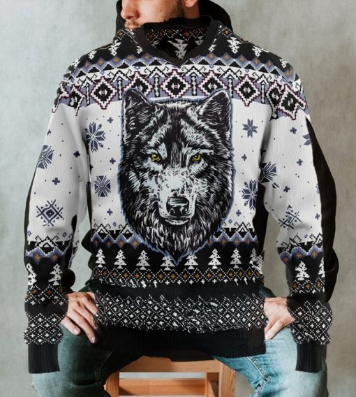 Wolf Ugly Christmas Sweater Sweatshirt