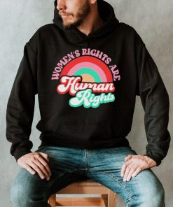 Women’s rights are human right rainbow shirt