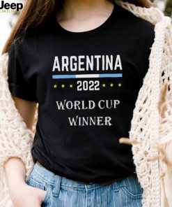 World Cup Winner Argentina 2022 shirt