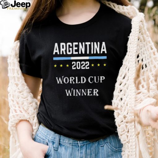 World Cup Winner Argentina 2022 shirt