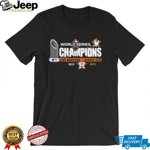 World Series Champions 2022 Houston Astros shirt 2X World Champs 2017, 2022