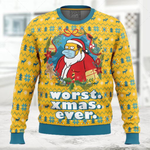 Worst Christmas Ever Simpsons Ugly Christmas Sweater