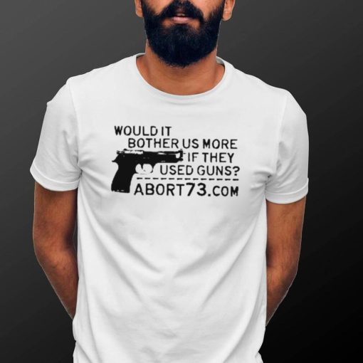 Would it bother US more if they used guns art shirt