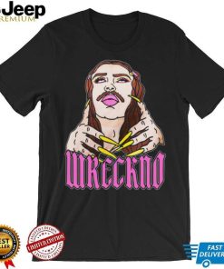 Wreckno cartoon wreckno merch wreckno butterfly beanie Tee