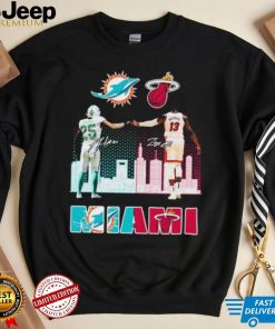 Xavien Howard And Bam Adebayo Miami City Sports Signatures Shirt