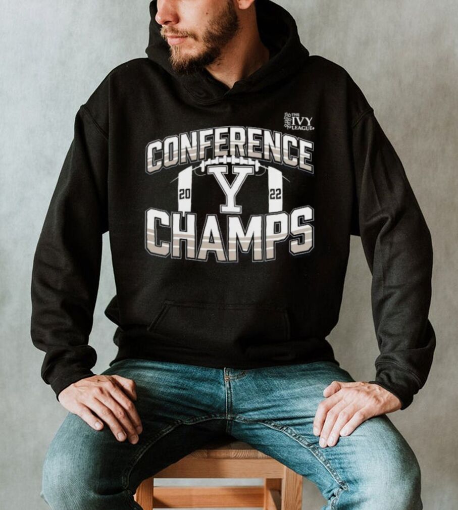 Yale Bulldogs 2022 The Ivy League Football Conference Champions Shirt ...