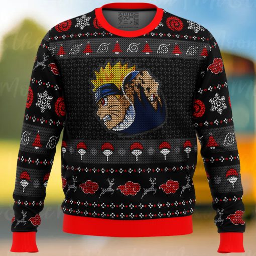 Yin Yang Naruto Sasuke Ugly Christmas Sweater