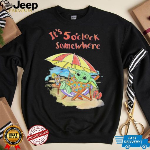 Yoda It’s 5 O’clock Somewhere Holiday Shirt