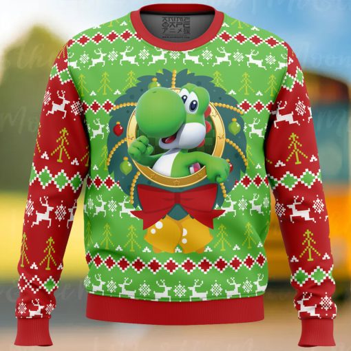 Yoshi Super Mario Ugly Christmas Sweater