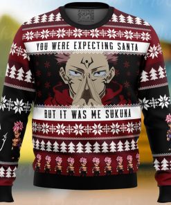 You Were Expecting Santa Sukuna Jujutsu Kaisen Ugly Christmas Sweater