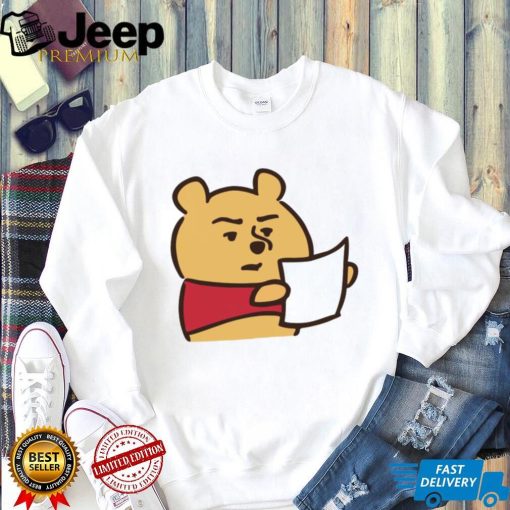 D Made Kanahei Winnie The Pooh Reading Shirt